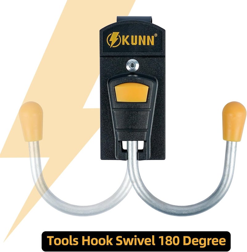 KUNN Tool Holster - Tool Belt Hook Cordless Drill Holder Single,Strong Clip,Tool Belt Accessories - Image 2
